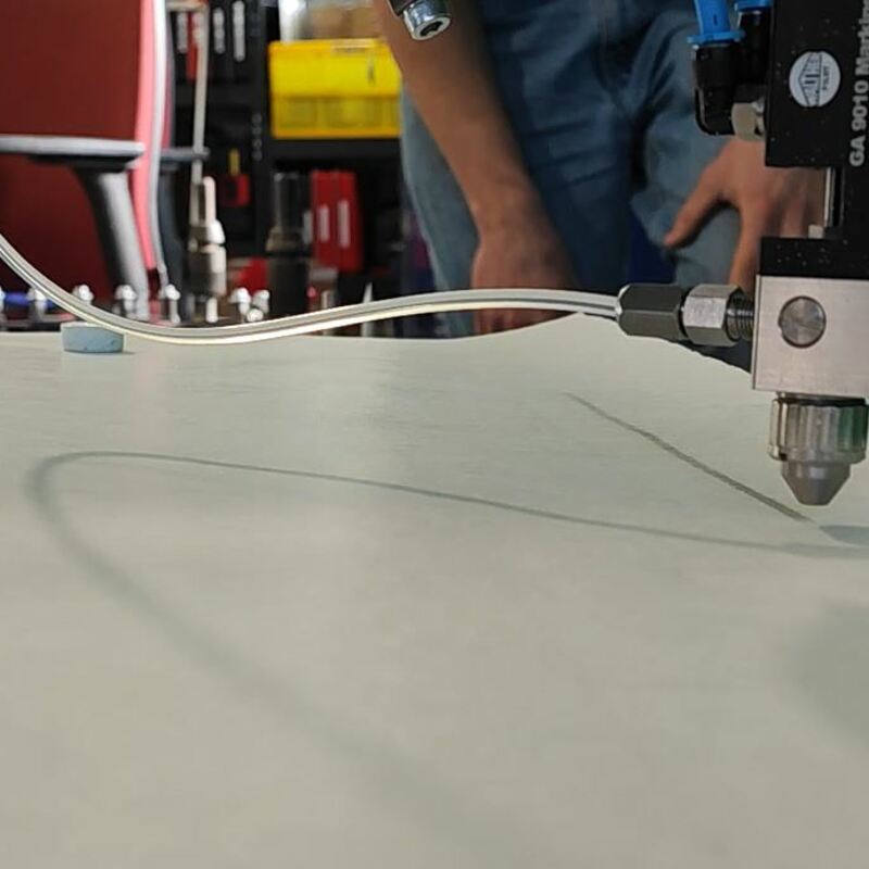 Optimierte Signierpistole zur Spielzeuglackierung oder maskierungsfreien Lackierung